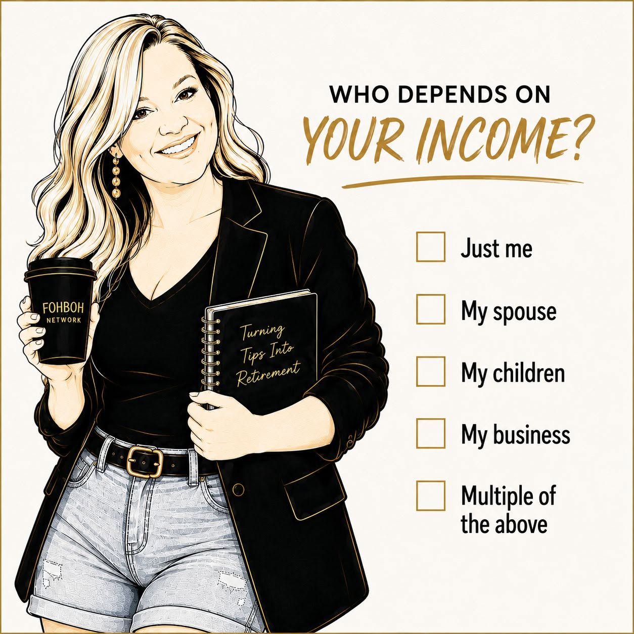 Who depends on your income? — preshift sample question